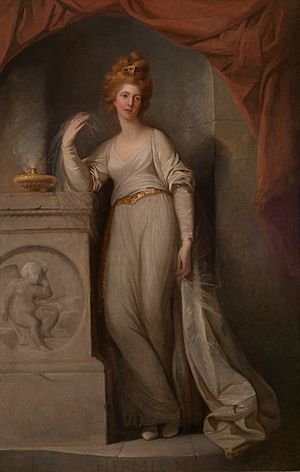 Elizabeth Hartley by Angelica Kauffmann