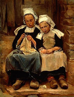 Enella Benedict - Brittany Children - 1892