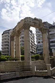 Latakia peripteral temple remains 4056