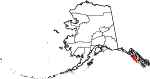 State map highlighting Sitka