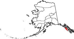 Map of Alaska highlighting Sitka City and Borough.svg