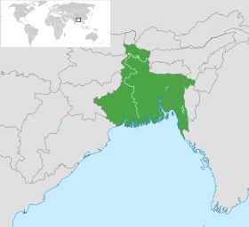 Map of Bengal