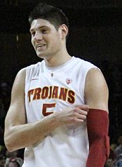 Nikola Vucevic USC Trojans (cropped)