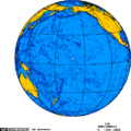 Orthographic projection over Kingman Reef