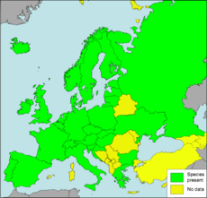 Pisidium casertanum Presence in European countries