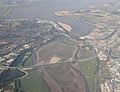 Runcorn bridges aerial