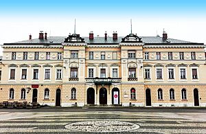 The famous square Transalpina