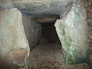 Uley Long Barrow - End chamber