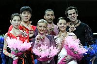 2008 WC Pairs Podium