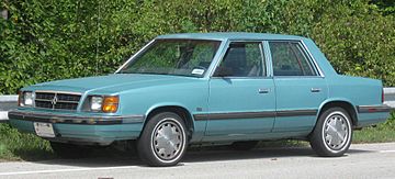 85-89 Dodge Aries sedan