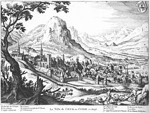 Chur 1642 Merian Helvetiae