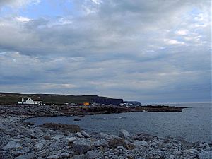 Doolin harbour, County Clare, evening