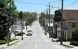 Looking east in downtown Fredonia