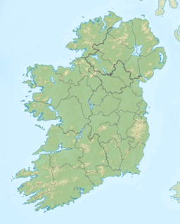 Glencar Lough location in Ireland