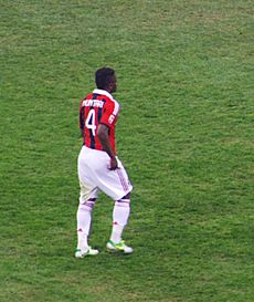 Muntari with AC Milan