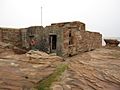 Old lifeboat house on Hilbre and rock - geograph.org.uk - 1394513