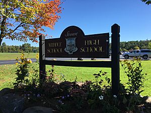 Stowe Middle High School Sign