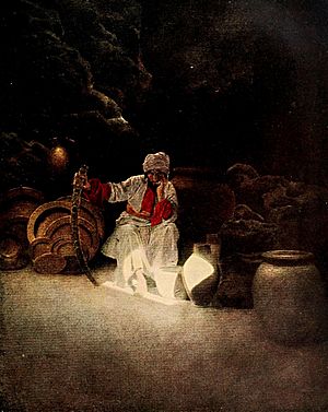 Ali Baba, by Maxfield Parrish