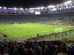Bosnia players at Maracanã 15 June 2014.jpg