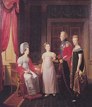 Frederik VI and family