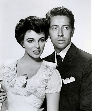 Joan Collins Farley Granger The Girl in the Red Velvet Swing