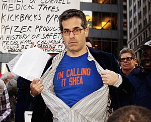 Jonathan Lethem Occupy Wall Street 2011 Shankbone