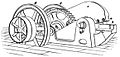 Lever shear flywheel