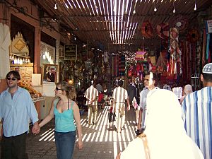 MoroccoMarrakech souq