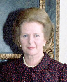 Prime Minister Margaret Thatcher