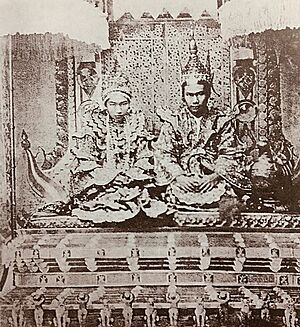 Queen Supayalat and King Thibaw