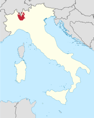 Roman Catholic Archdiocese of Milan in Italy.svg
