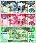 500/-, 1,000/- and 5,000/- banknotes