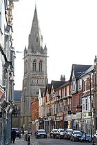 St Andrew's Church from Regent Street, Rugby, 3.21