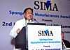 The Minister of State for Mines, Steel and Labour & Employment, Shri Vishnu Deo Sai addressing the SIMA conference, in New Delhi on August 01, 2014.jpg