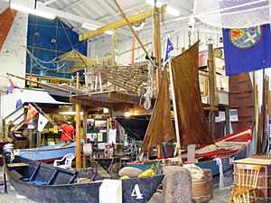 Watchet Boat Museum interior.JPG