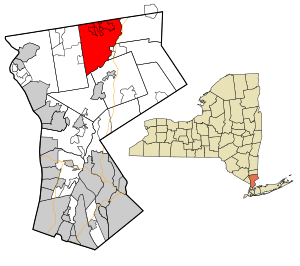 Location of Somers, New York