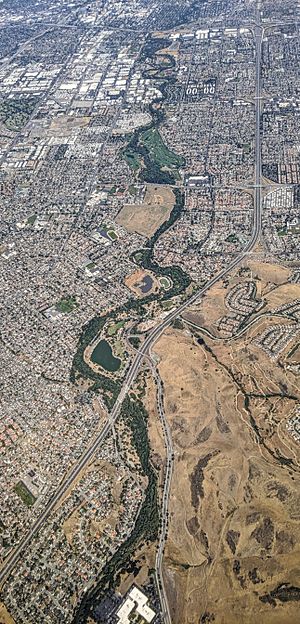 Coyote Creek aerial tall