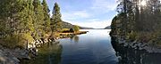 Donner Creek entering Donner Lake