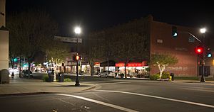 Downtown Second and Main St