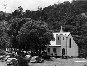 Eungella's New Presbyterian Church, 1947