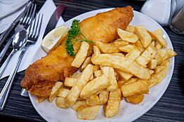 Fish and chips blackpool