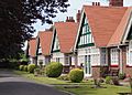 Fox almshouses, Norton village, County Durham