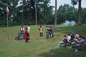 Gun Salute at Los Adaes State Historic Site