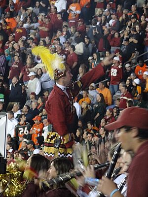 Head drum major at the 2011 FSU v UM game