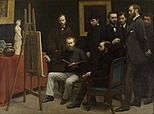 Henri Fantin-Latour - A Studio at Les Batignolles - Google Art Project