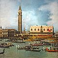 Il Ritorno del Bucintoro al molo nel giorno dell'Ascensione (c.1738) Canaletto - Wells-Next-The-Sea, The Earl of Leicester and Trustees of the Holkham Estate