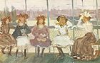 Maurice Prendergast (1858-1924) - Evening on a Pleasure Boat (1895-1898)