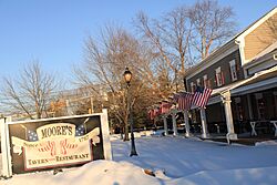 Moore's Tavern in Wintertime