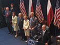 Nancy Reagan, Polish President, First Lady, George Shultz July 17, 2007