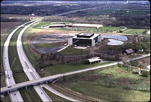 OCLC Online Computer Library Center aerial view - DPLA - f77302059c9901bd7622272437e9f8d6